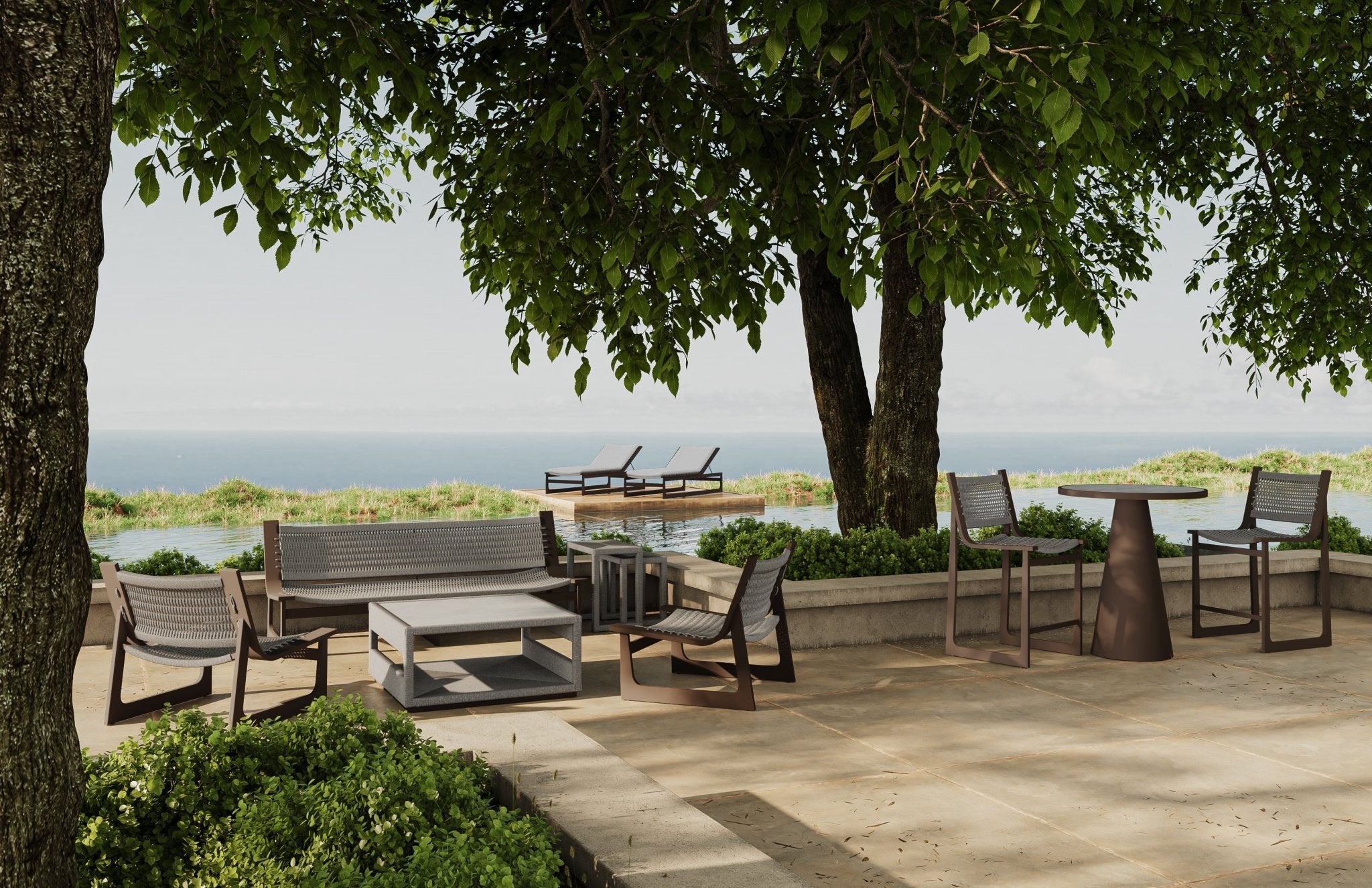 Cozumel | 3 Seat Sofa - Bronze - Azzurro LivingAzzurro Living
