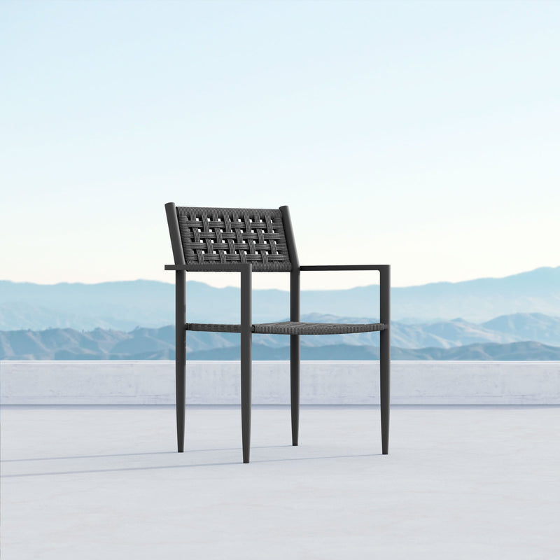 Naples | Dining Chair Set of 4 Lava Gray Dining Chairs Azzurro Living