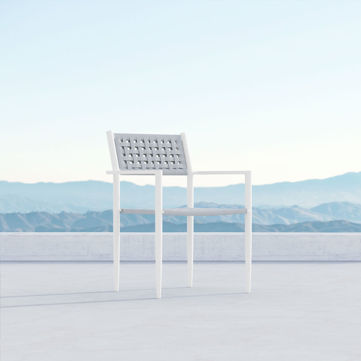 Naples | Dining Chair Set of 2 - White Dining Chairs Azzurro Living