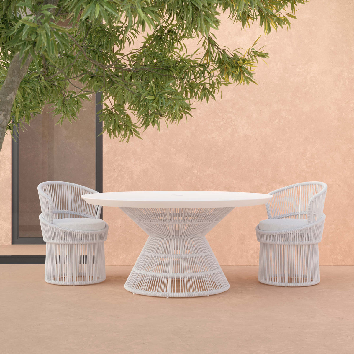 Captiva | 60" Dining Table - White