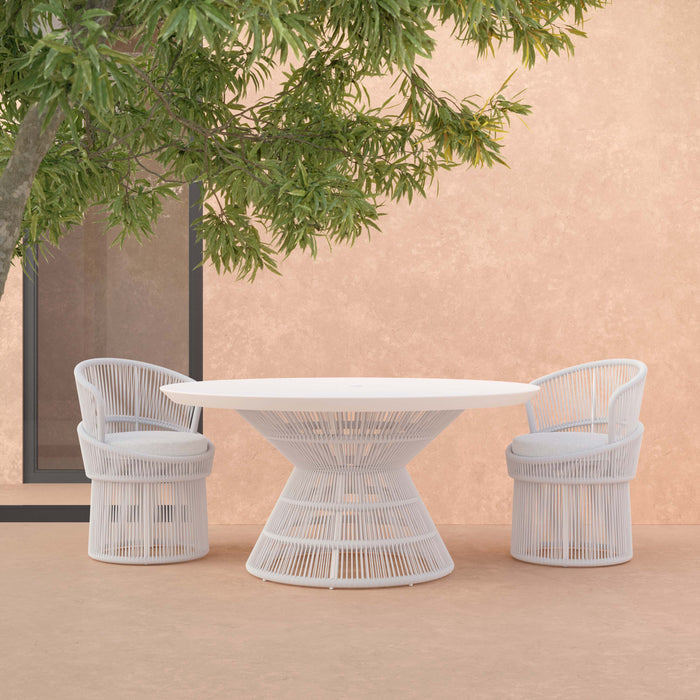 Captiva | 60" Dining Table - White