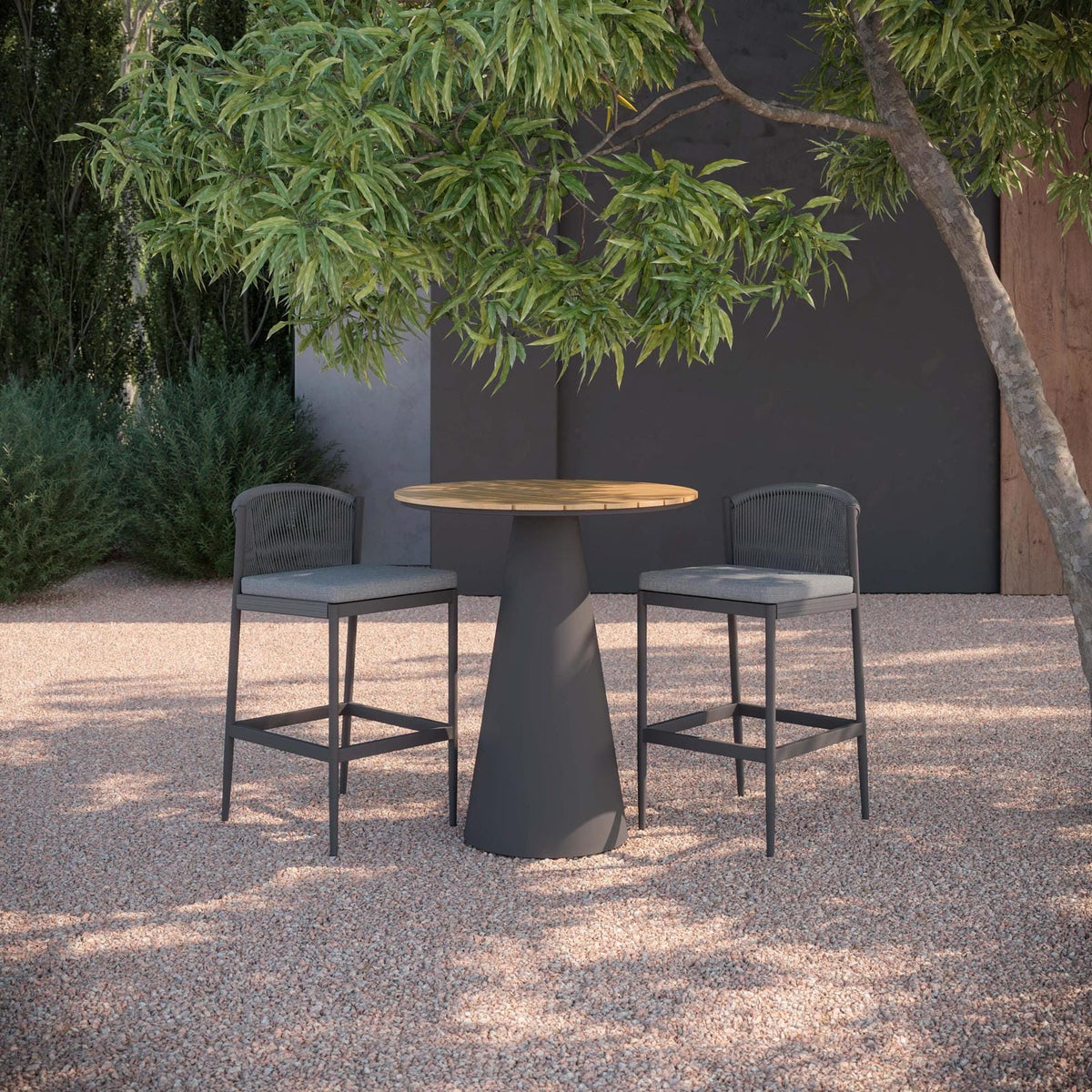 Leon | 36" Bar Table - Alpine WeatherWood Top