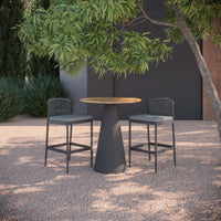 Leon | 36" Bar Table - Alpine WeatherWood Top