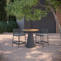 Leon | 36" Counter Table - Alpine Weatherwood Top