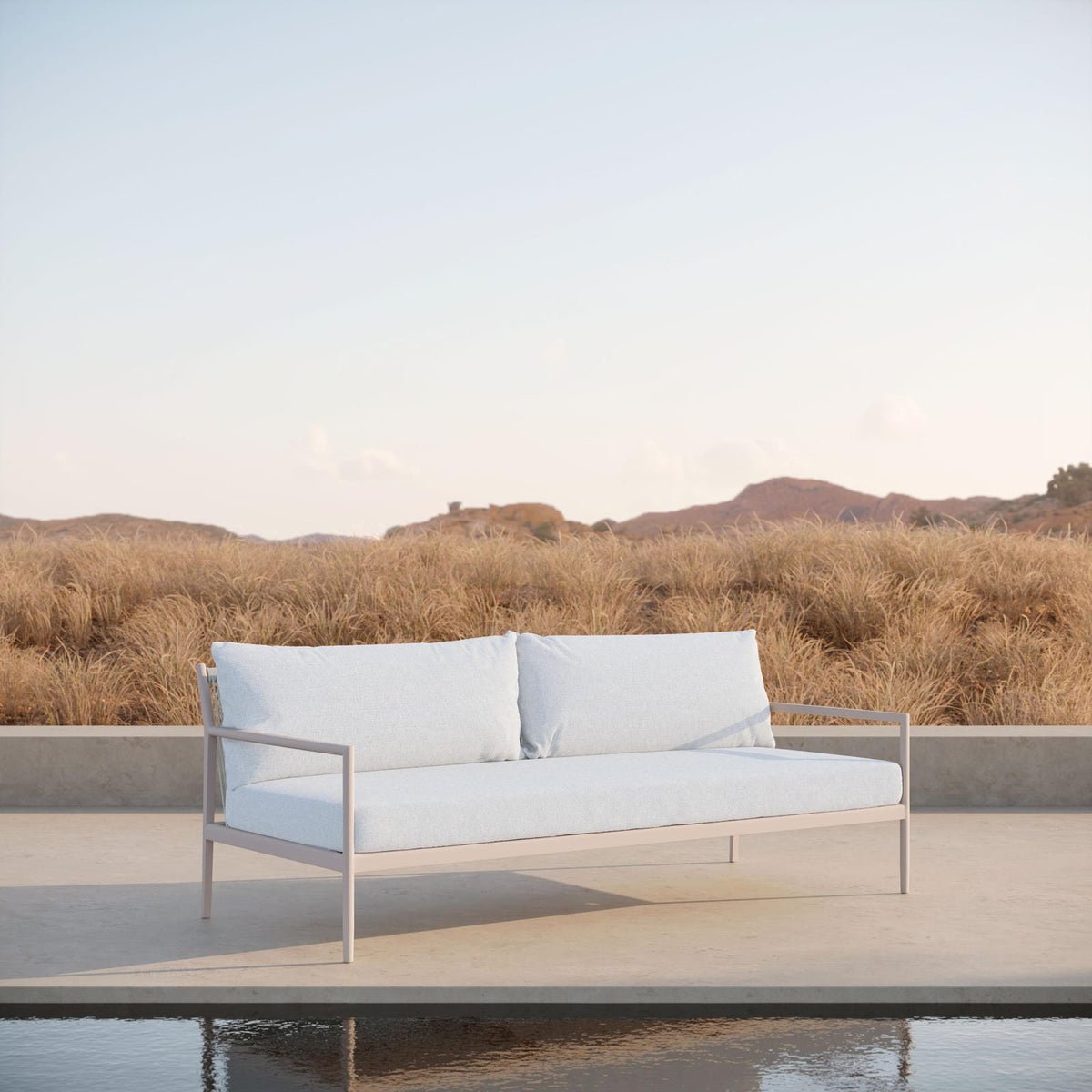 Azzurro Living Madeira | 3 Seat Sofa - Ivory Sofas / Loveseats
