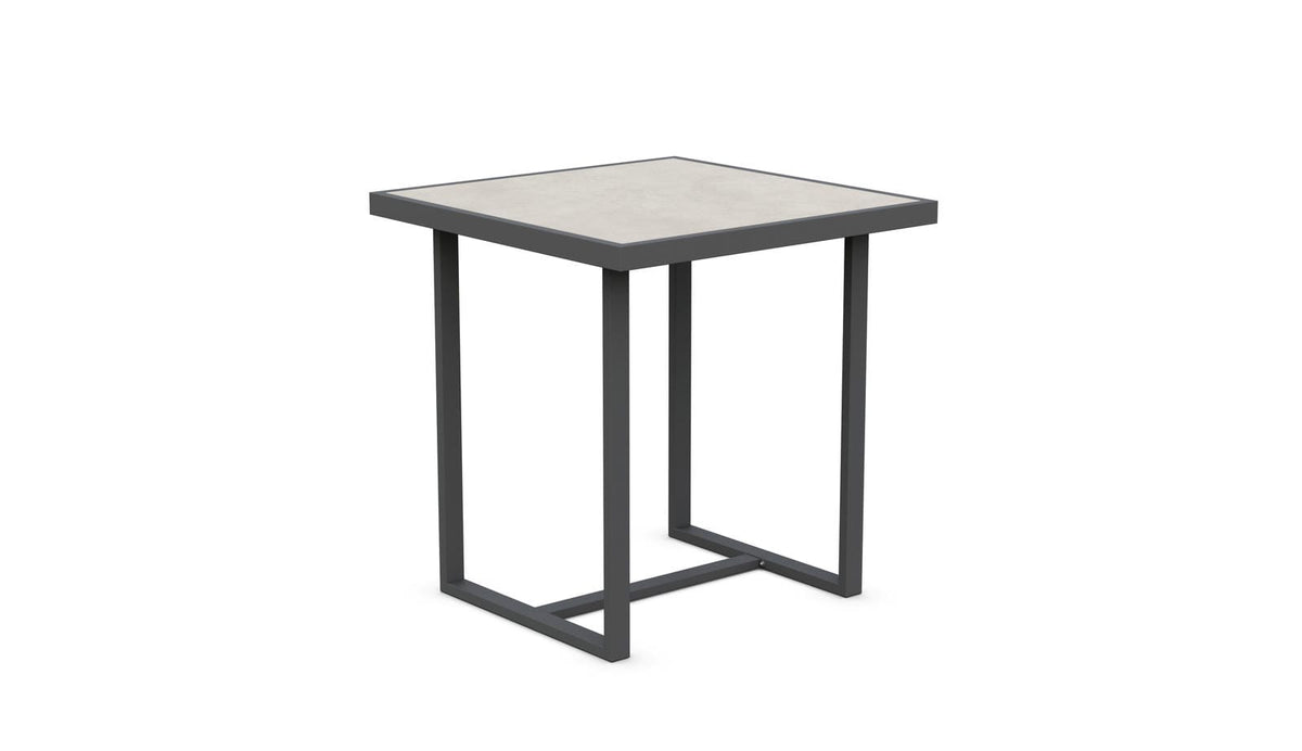 Pavia | 35" Counter Table - Charcoal - Dekton Top