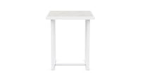 Pavia | 35" Bar Table - White - Dekton Top