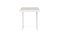 Pavia | 35" Counter Table - White - Dekton Top
