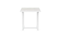 Pavia | 35" Counter Table - White - Dekton Top