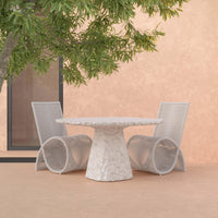 Azzurro Living Panama | 48" Dining Table - Oat Dining Tables