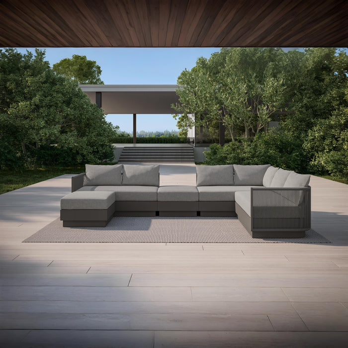 Porto Sectional - Charcoal - Build Your Own