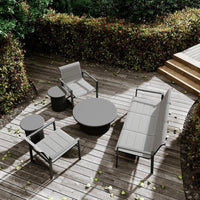 Amalfi | 3 Seat Sofa Charcoal Sofas / Loveseats Azzurro Living