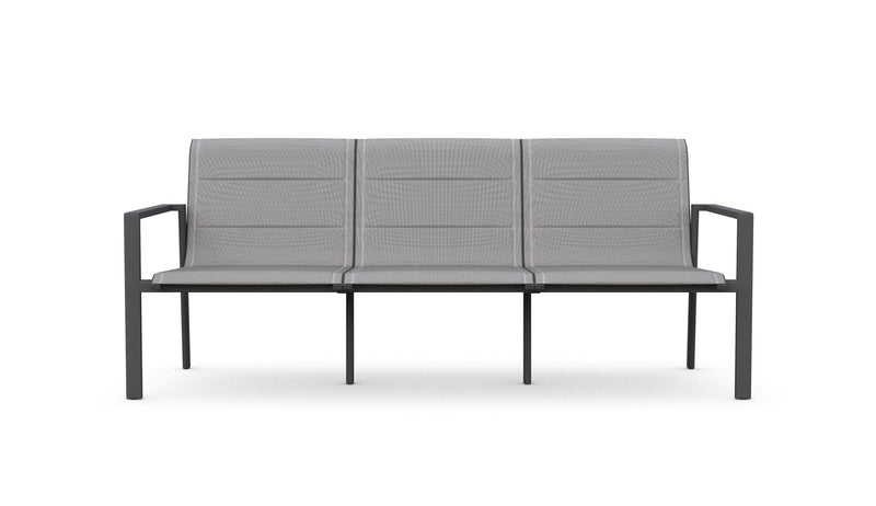 Amalfi | 3 Seat Sofa Charcoal Sofas / Loveseats Azzurro Living