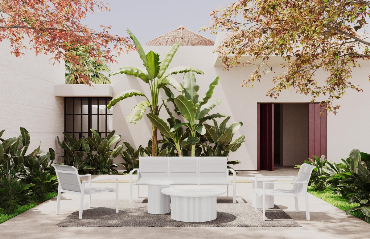 Amalfi | Club Chair White Set of 2 Club Chairs Azzurro Living