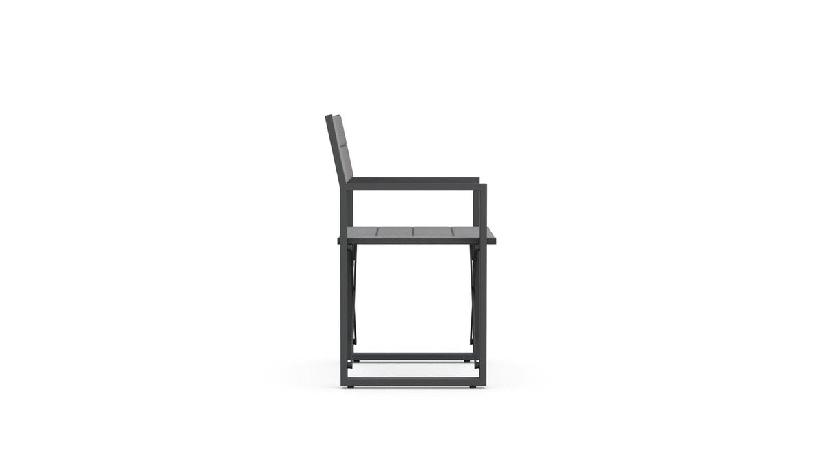Amalfi | Directors Chair x4 - Charcoal Club Chairs Azzurro Living