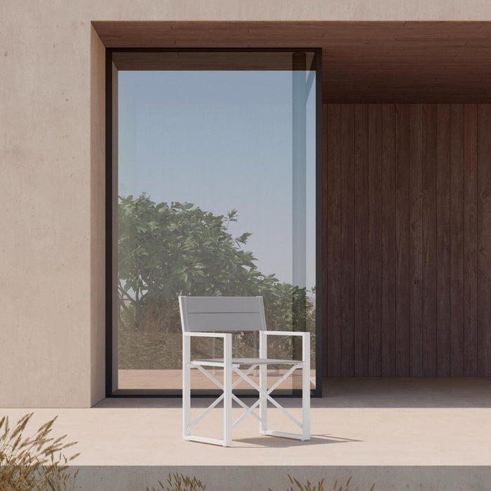 Amalfi | Directors Chair x4 - White Club Chairs Azzurro Living