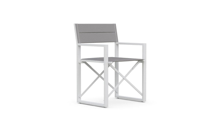 Amalfi | Directors Chair White Set of 4 Club Chairs Azzurro Living