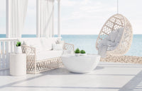 Amelia | Hanging Chair Sand Hanging Chairs Azzurro Living