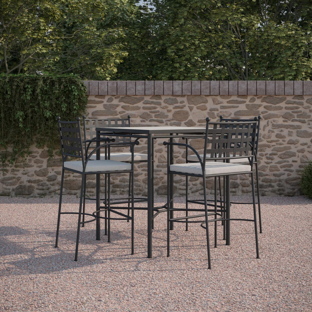 Athens | 35" Bar Table - Dekton Top - Azzurro LivingAzzurro Living