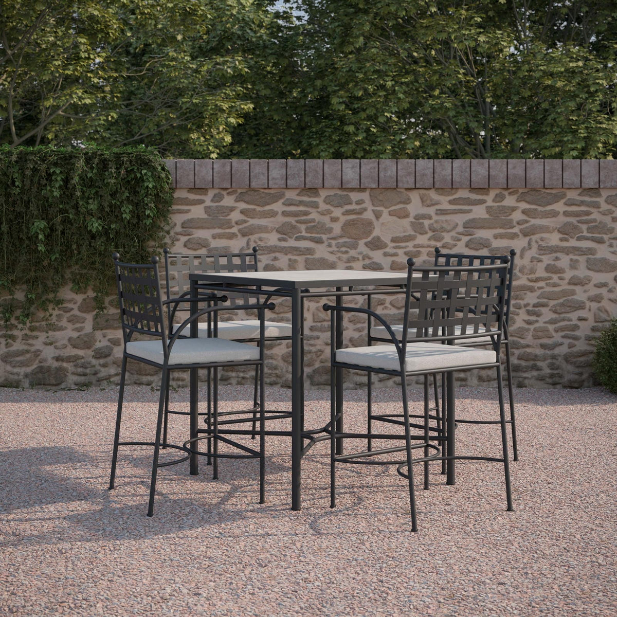 Athens | 35" Counter Table - Dekton Top - Azzurro LivingAzzurro Living