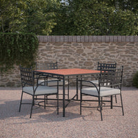 Athens | 48" Square Dining Table - Dekton Top - Azzurro LivingAzzurro Living