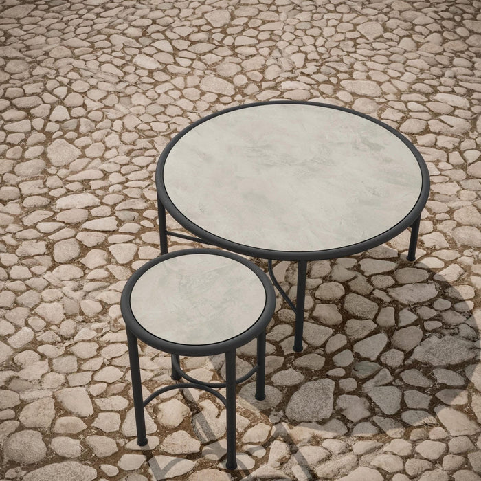 Athens Side Table - Albarium Dekton Top Side Tables Azzurro Living