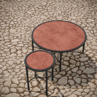 Athens Side Table - Umber Dekton Top Side Tables Azzurro Living