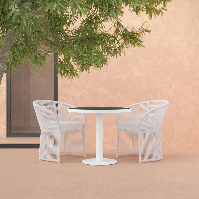 Bordeaux | Dining Table White - Dekton Top - Azzurro LivingAzzurro Living