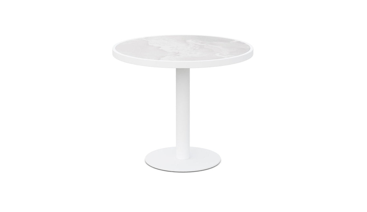 Bordeaux Dining Table White - Helena Dekton Top Dining Tables Azzurro Living