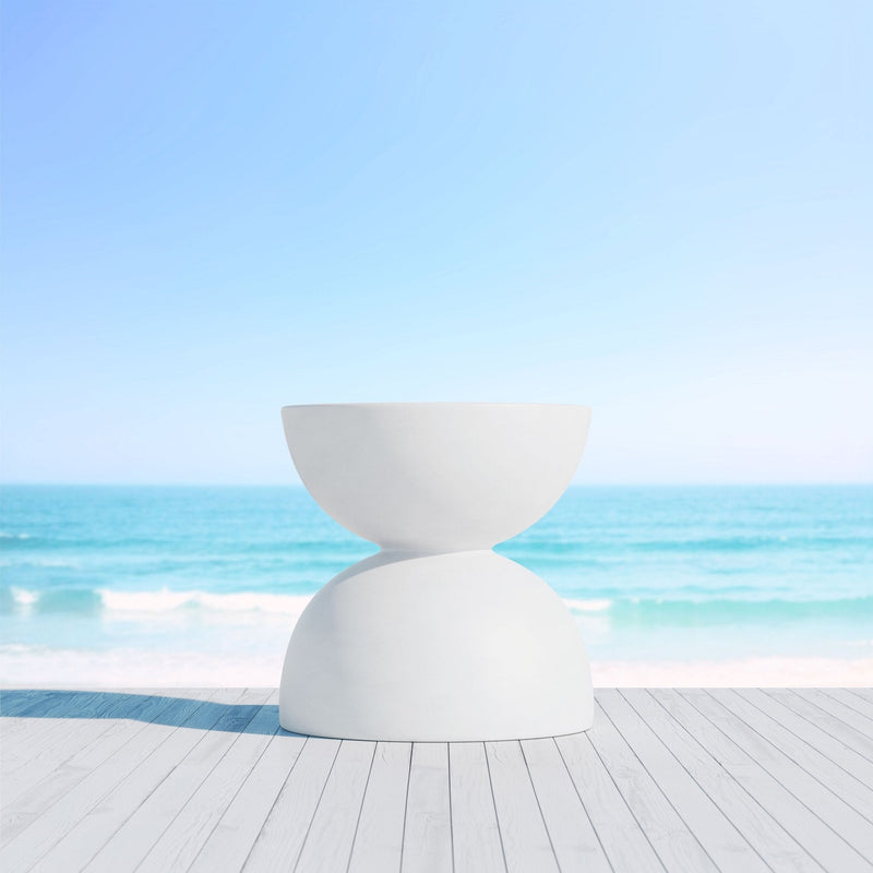 Cabo | Side Table - White Rock Side Tables Azzurro Living