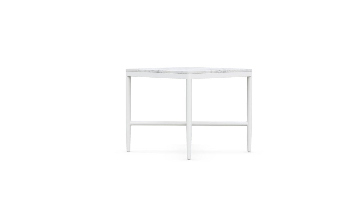 Corsica | Side Table - White. Marble Side Tables Azzurro Living
