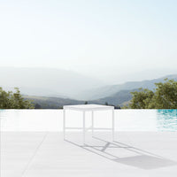 Corsica | Side Table - White. Marble Side Tables Azzurro Living