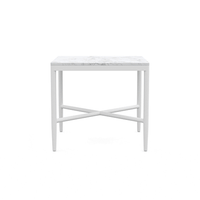 Corsica | Side Table - White. Marble Side Tables Azzurro Living