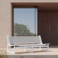 Cozumel 3 Seat Sofa White Sofas / Loveseats Azzurro Living