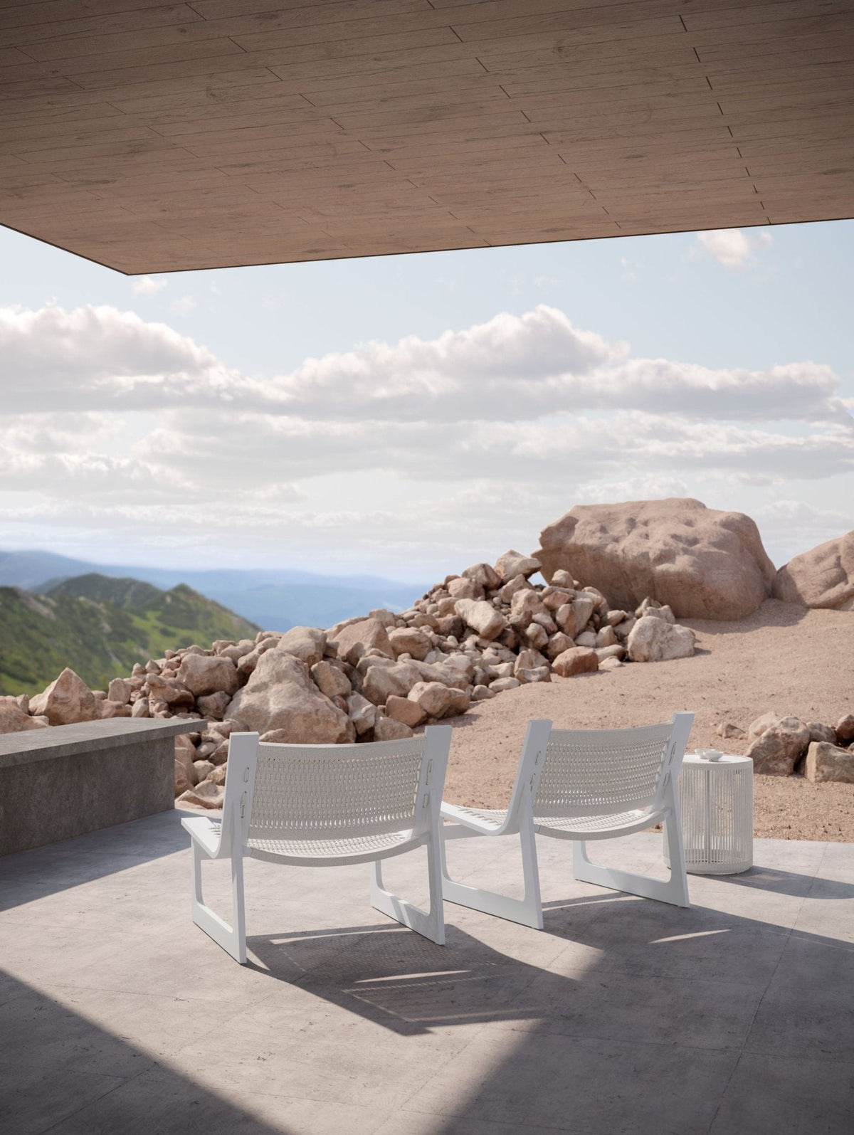 Cozumel | Club Chair White Set of 2 Club Chairs Azzurro Living