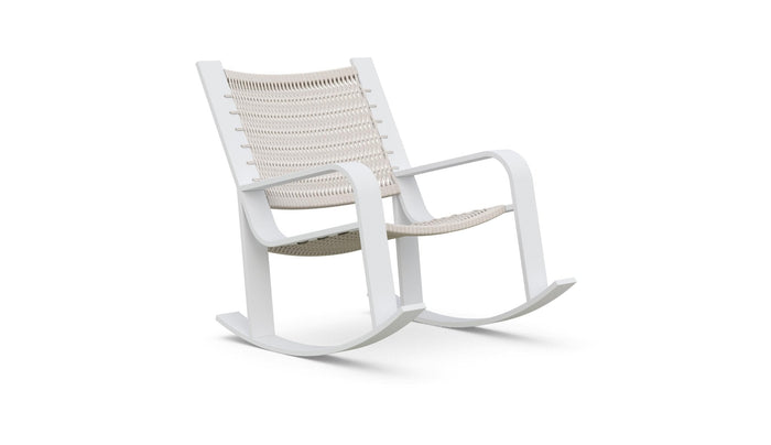 Cozumel Rocking Chair White Club Chairs Azzurro Living
