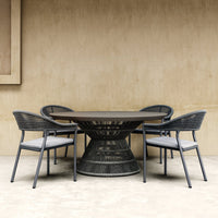 Crete | Dining Chair Set of 6 Dining Chairs Azzurro Living