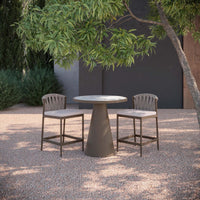 Leon | 35.5" Counter Table Bronze - Dekton top - Azzurro LivingAzzurro Living