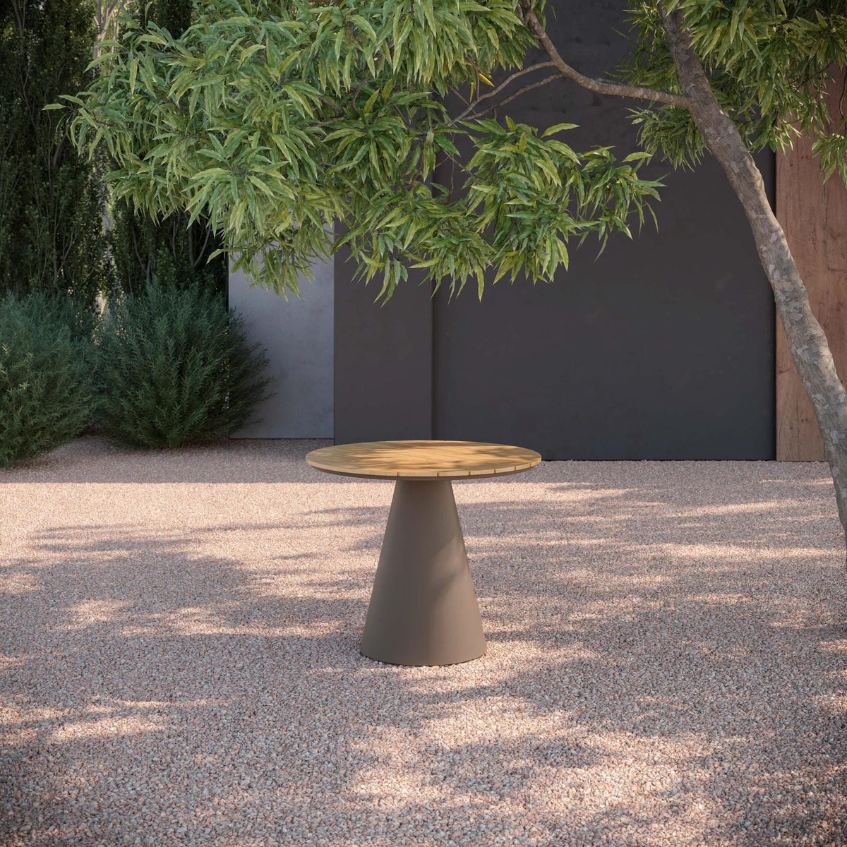 Leon | 36" Dining Table - Alpine WeatherWood Top - Azzurro LivingAzzurro Living