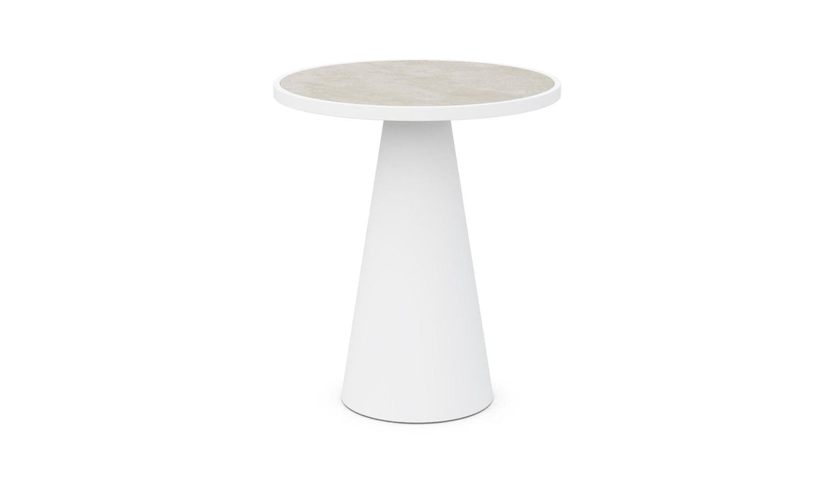 Leon Bar Table White - Albarium Dekton Top Dining Table-Bar Azzurro Living