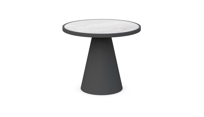 Leon Dining Table Charcoal - Helena Dekton Top Dining Tables Azzurro Living