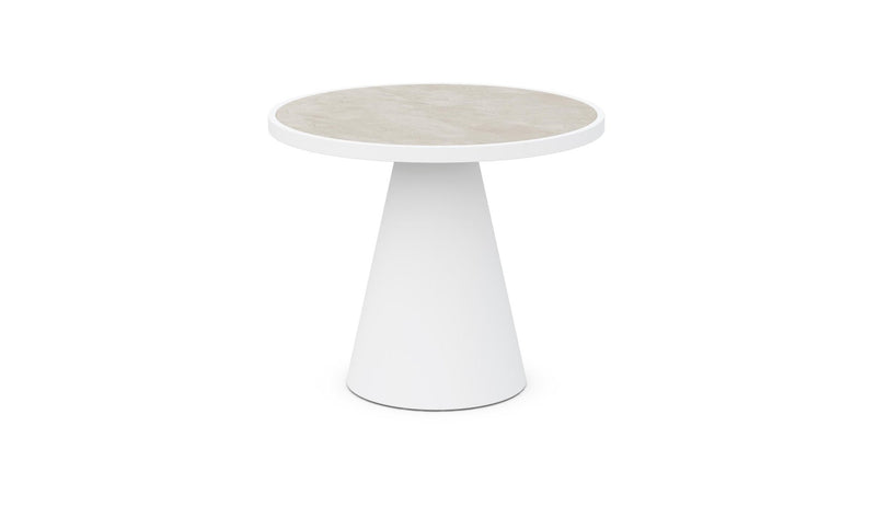 Leon Dining Table White - Dekton Top Dining Tables Azzurro Living