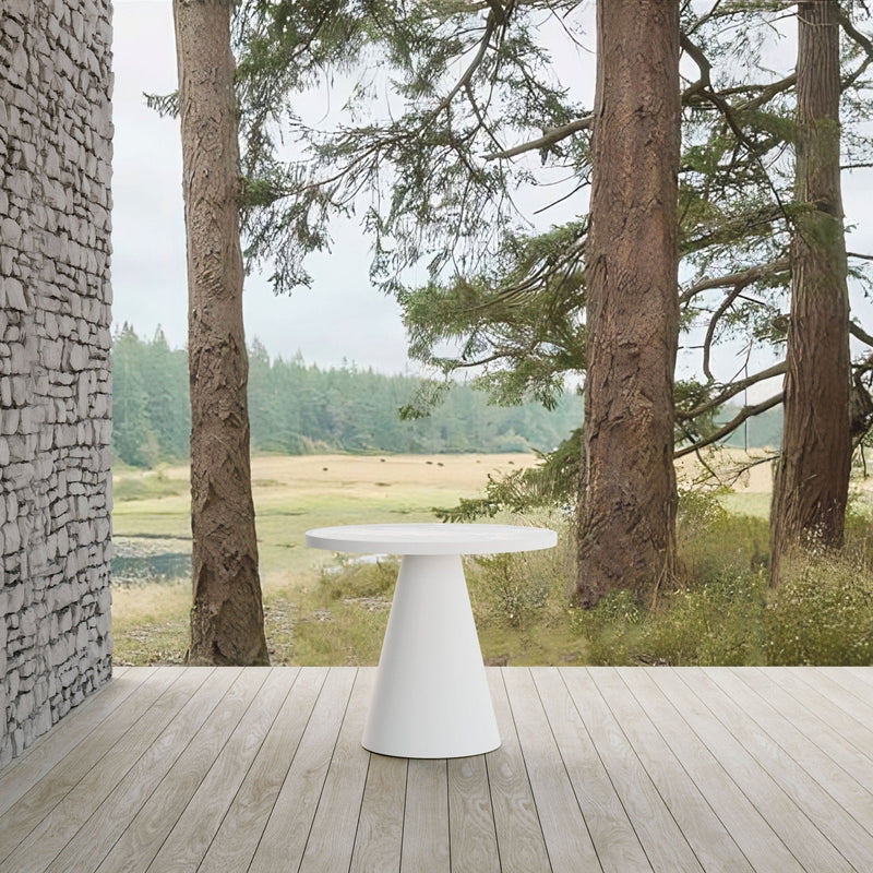 Leon Dining Table White - Dekton Top Dining Tables Azzurro Living