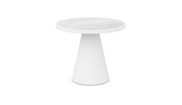 Leon Dining Table White - Dekton Top Dining Tables Azzurro Living