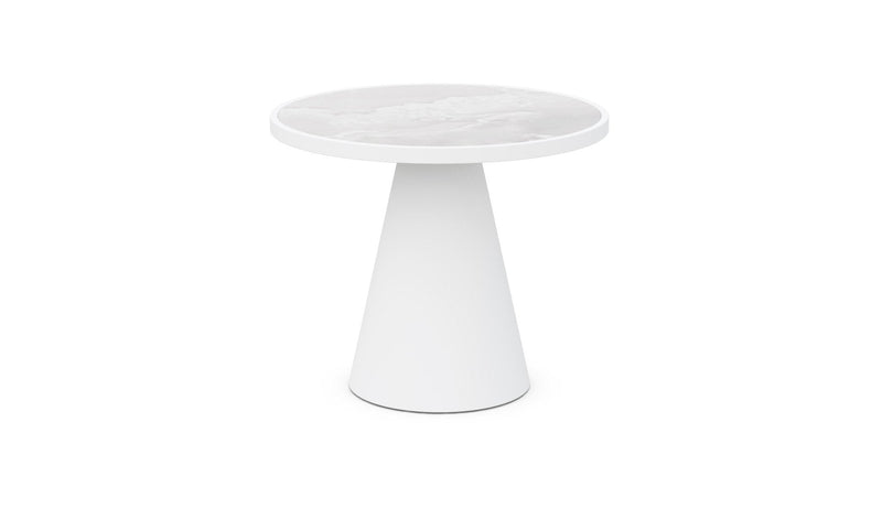 Leon Dining Table White - Dekton Top Dining Tables Azzurro Living