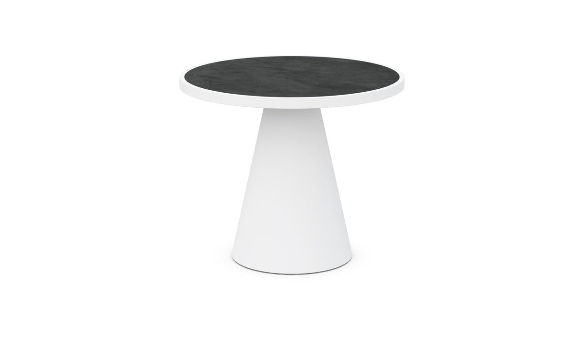 Leon Dining Table White - Dekton Top Dining Tables Azzurro Living