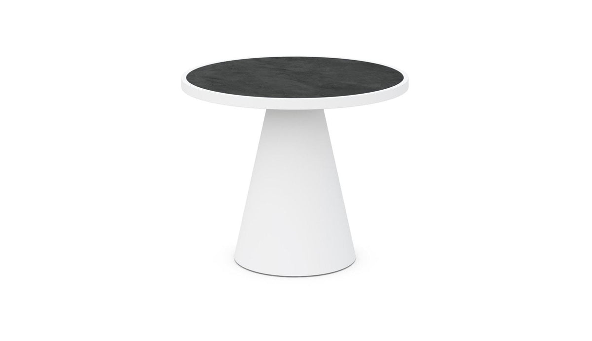 Leon | Dining Table White - Dekton Top Dining Tables Azzurro Living