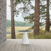 Leon Dining Table White - Dekton Top Dining Tables Azzurro Living