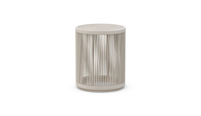 Malta Side Table Birch - Albarium Dekton Top Side Tables Azzurro Living