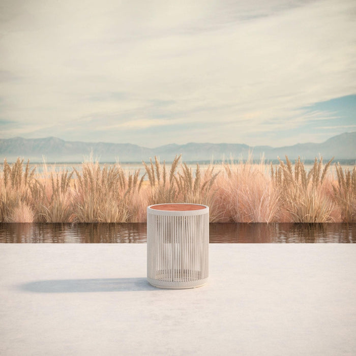 Malta Side Table Birch - Umber Dekton Top Side Tables Azzurro Living